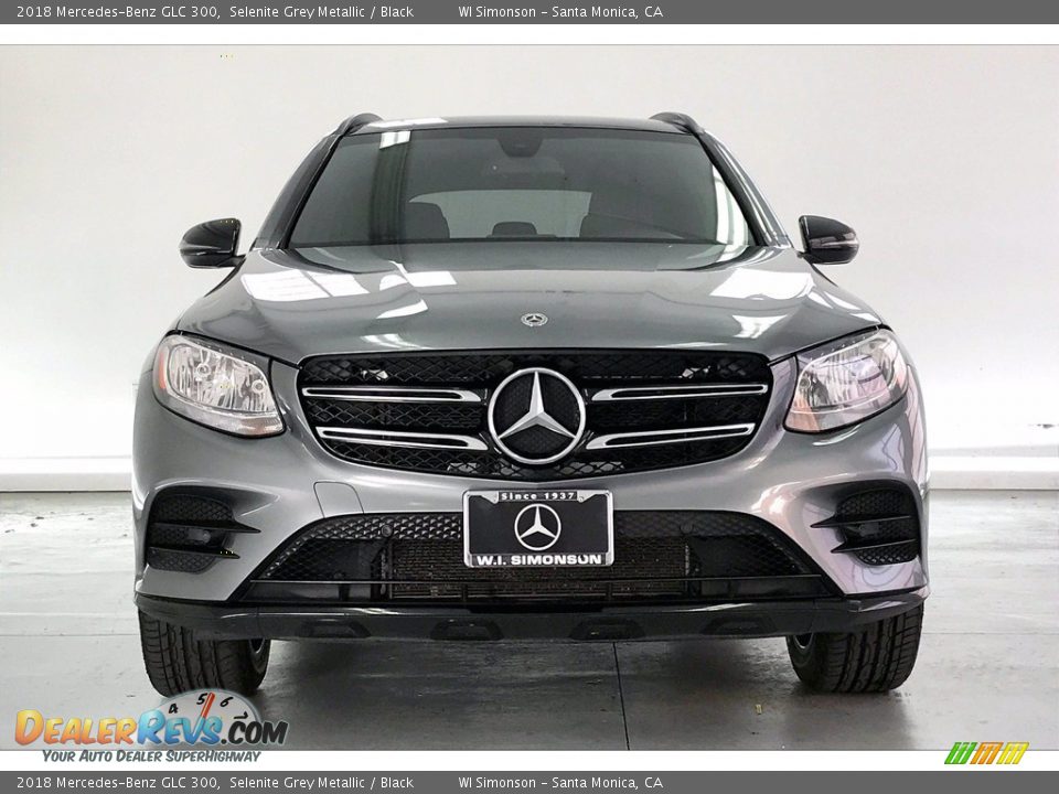 2018 Mercedes-Benz GLC 300 Selenite Grey Metallic / Black Photo #2