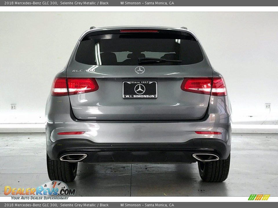 2018 Mercedes-Benz GLC 300 Selenite Grey Metallic / Black Photo #3