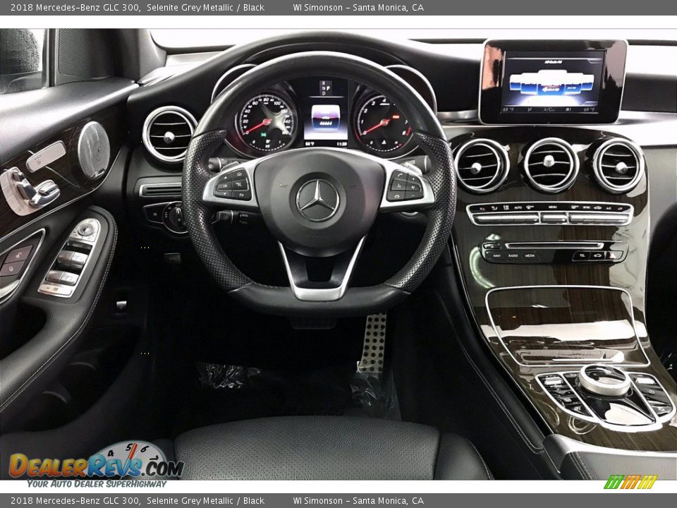 2018 Mercedes-Benz GLC 300 Selenite Grey Metallic / Black Photo #4