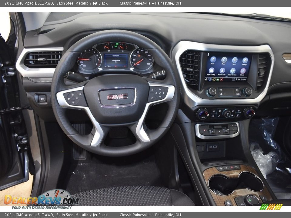 2021 GMC Acadia SLE AWD Satin Steel Metallic / Jet Black Photo #10