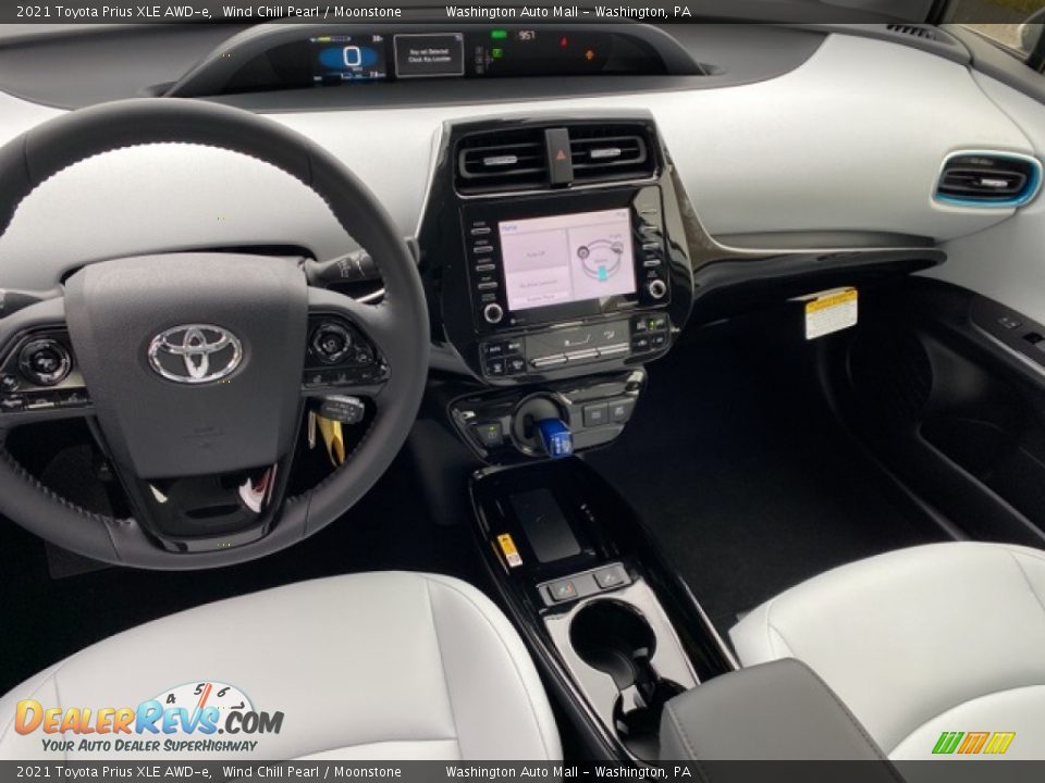 Dashboard of 2021 Toyota Prius XLE AWD-e Photo #3