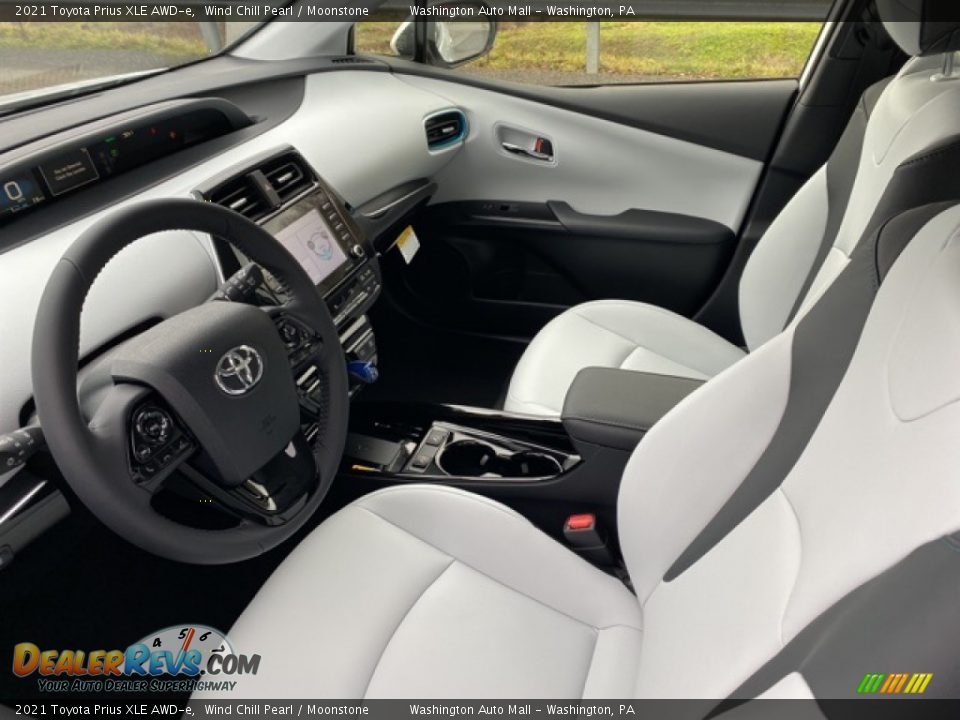 Moonstone Interior - 2021 Toyota Prius XLE AWD-e Photo #4