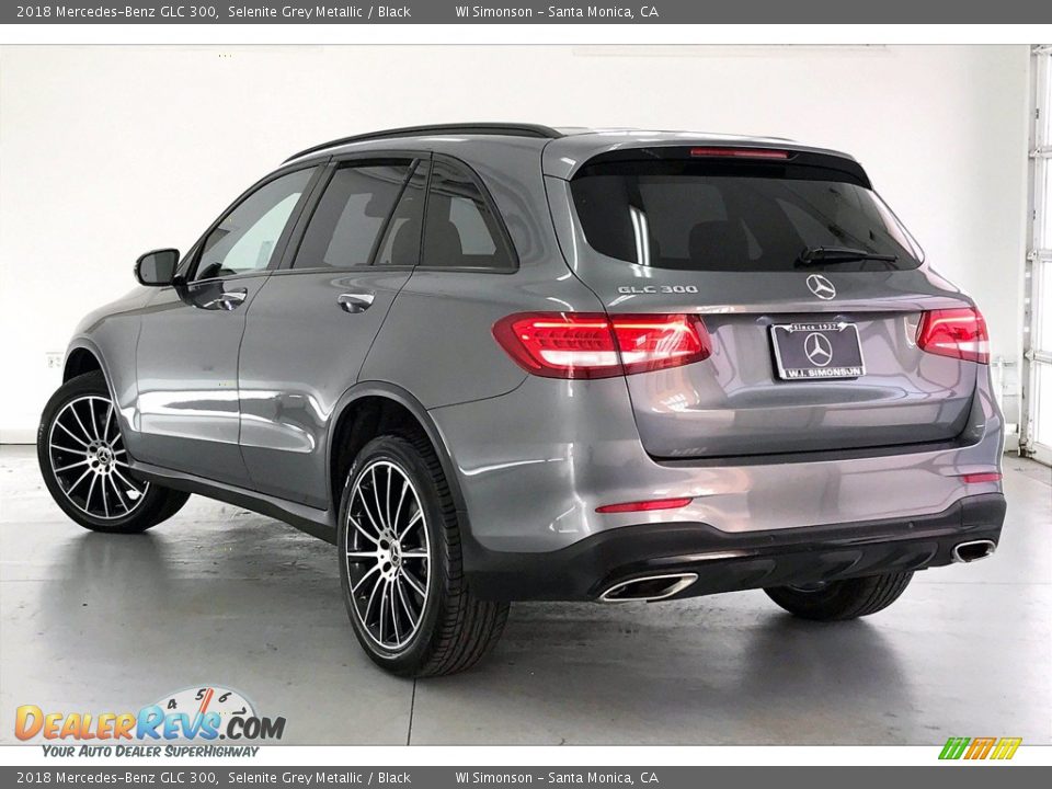 2018 Mercedes-Benz GLC 300 Selenite Grey Metallic / Black Photo #10