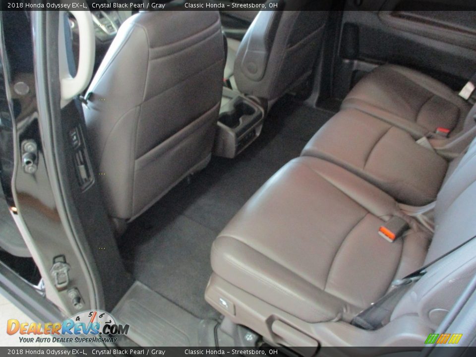 2018 Honda Odyssey EX-L Crystal Black Pearl / Gray Photo #20