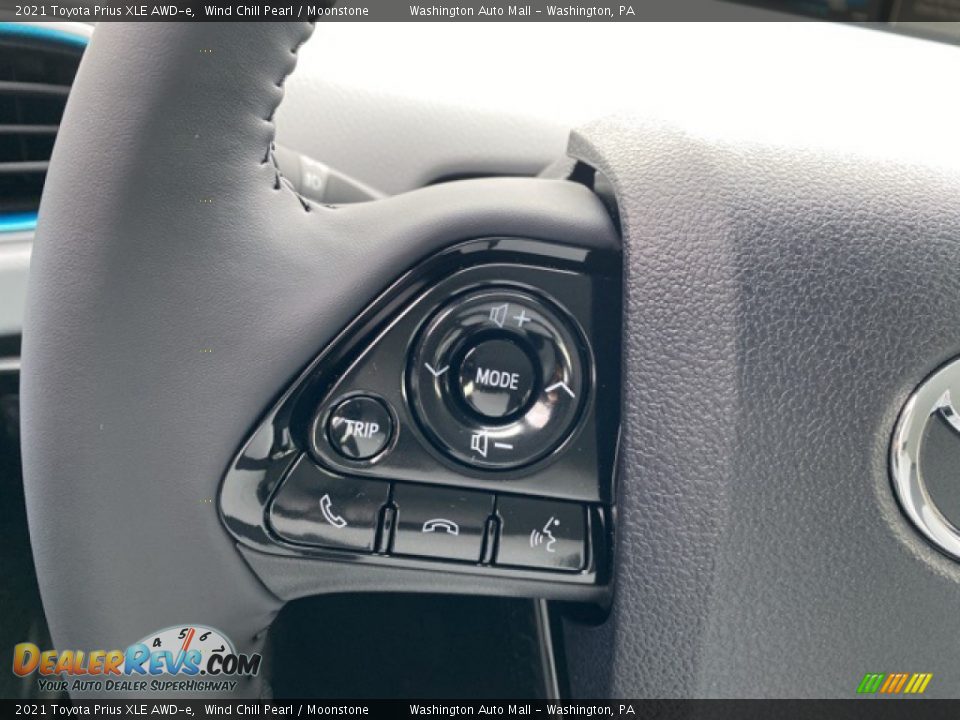 2021 Toyota Prius XLE AWD-e Steering Wheel Photo #6