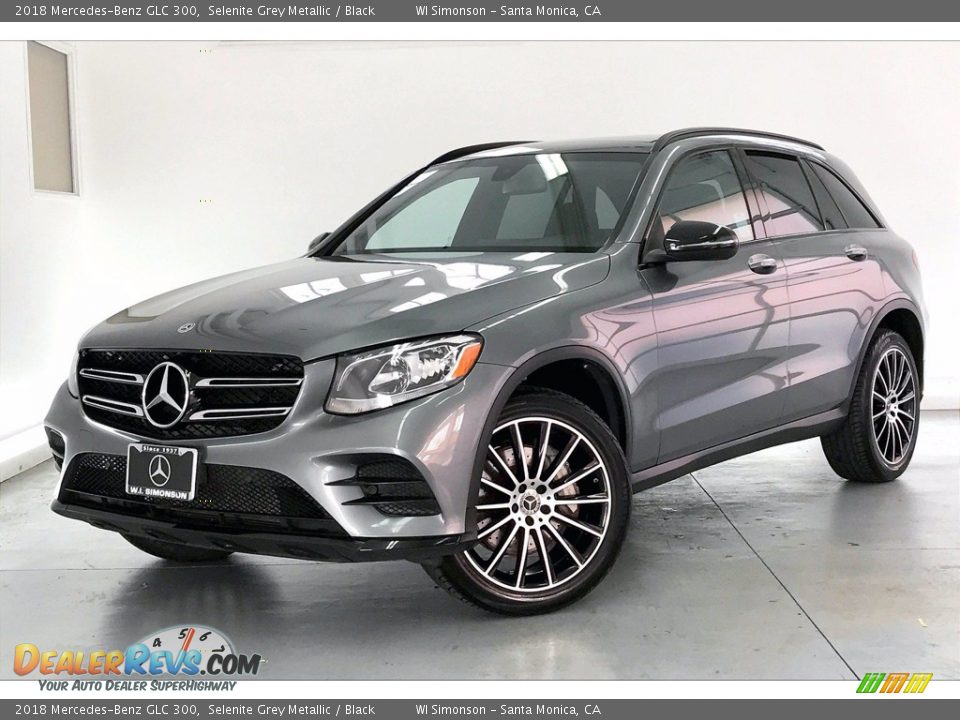 2018 Mercedes-Benz GLC 300 Selenite Grey Metallic / Black Photo #12