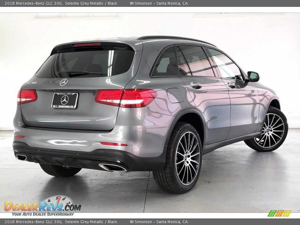 2018 Mercedes-Benz GLC 300 Selenite Grey Metallic / Black Photo #13