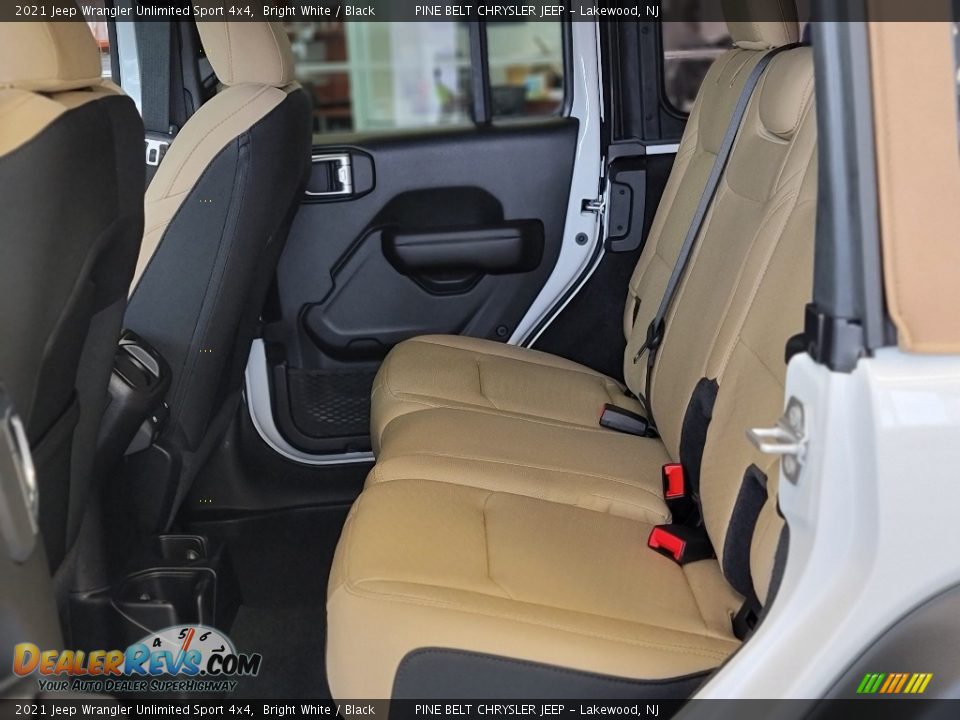 2021 Jeep Wrangler Unlimited Sport 4x4 Bright White / Black Photo #9