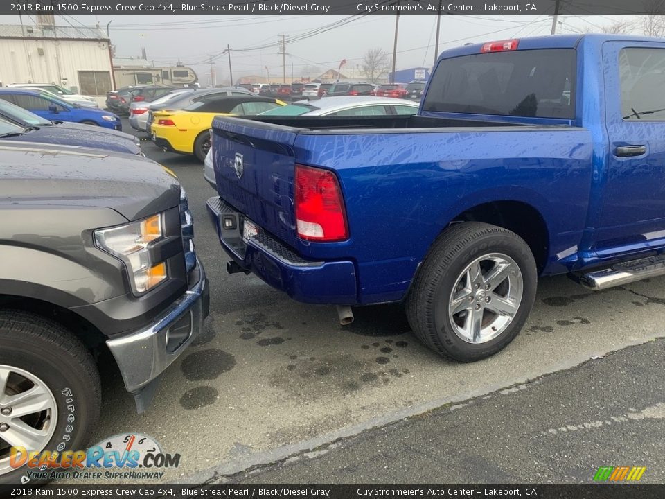 2018 Ram 1500 Express Crew Cab 4x4 Blue Streak Pearl / Black/Diesel Gray Photo #5