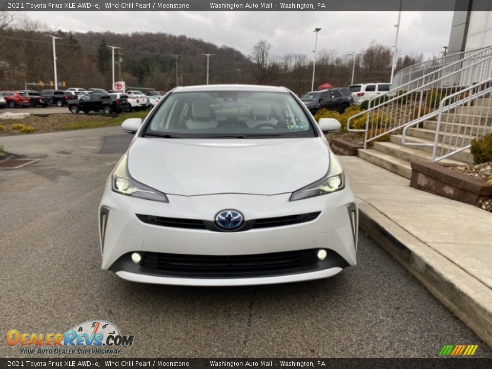 2021 Toyota Prius XLE AWD-e Wind Chill Pearl / Moonstone Photo #11