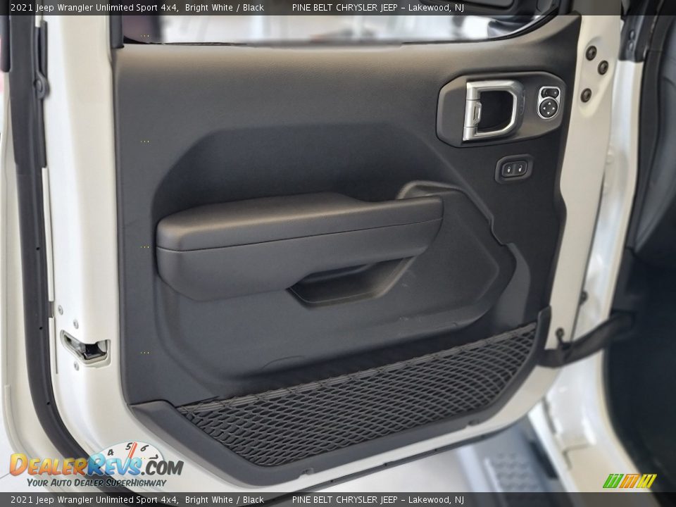 2021 Jeep Wrangler Unlimited Sport 4x4 Bright White / Black Photo #14