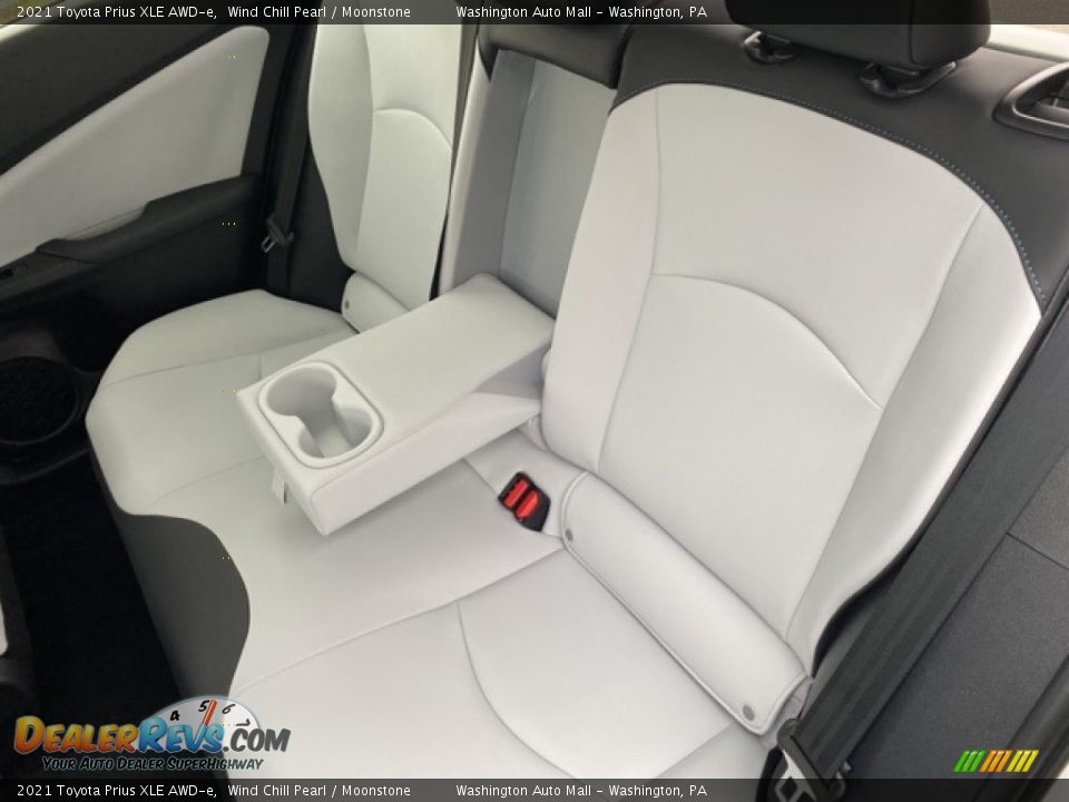 Rear Seat of 2021 Toyota Prius XLE AWD-e Photo #24