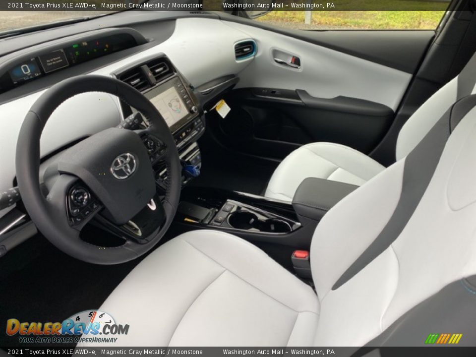Moonstone Interior - 2021 Toyota Prius XLE AWD-e Photo #4