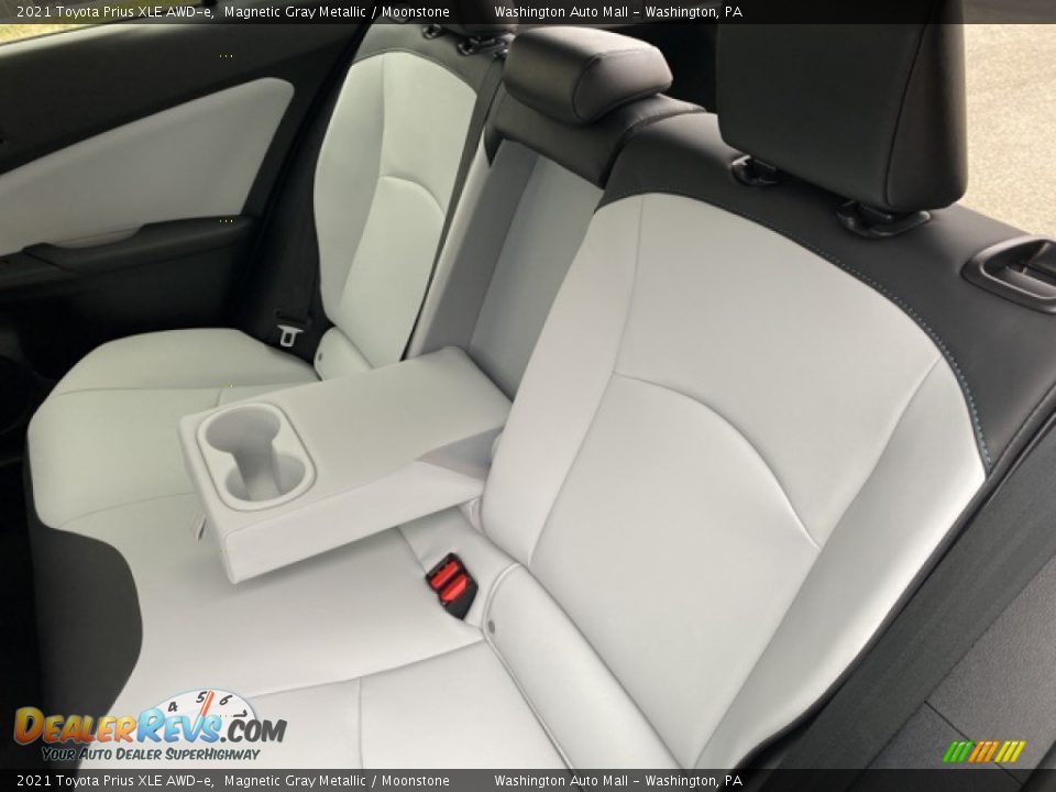 Rear Seat of 2021 Toyota Prius XLE AWD-e Photo #27