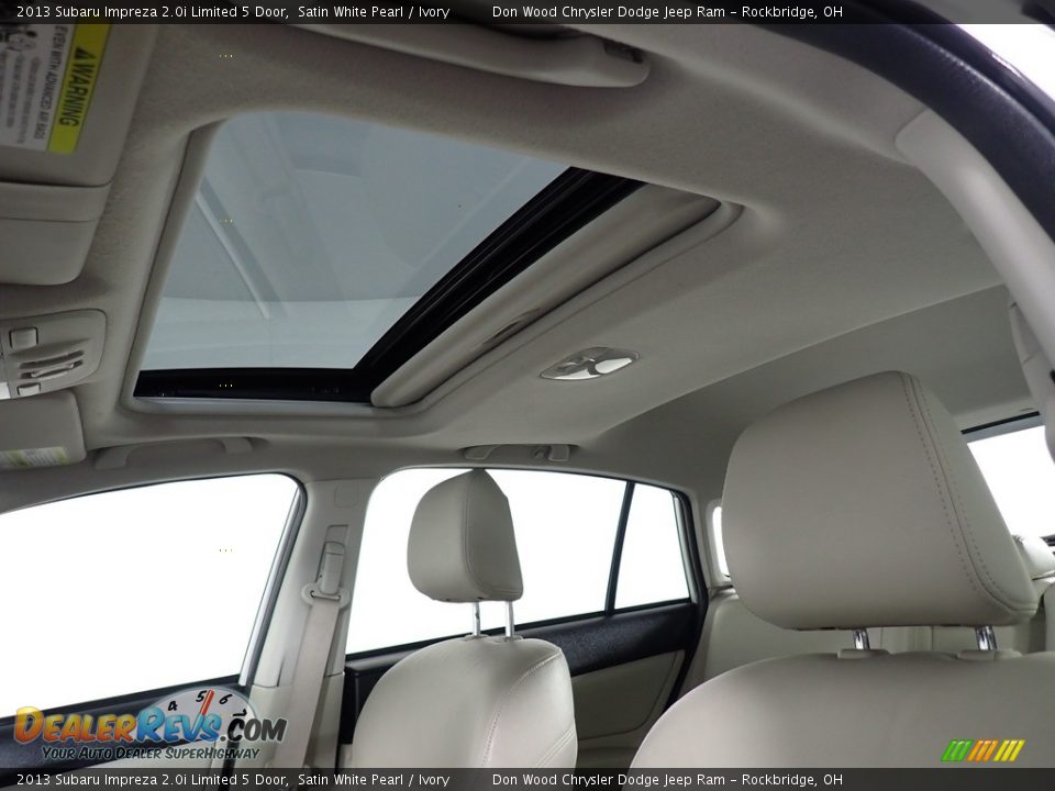 Sunroof of 2013 Subaru Impreza 2.0i Limited 5 Door Photo #2