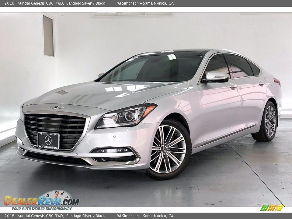 Front 3/4 View of 2018 Hyundai Genesis G80 RWD Photo #12