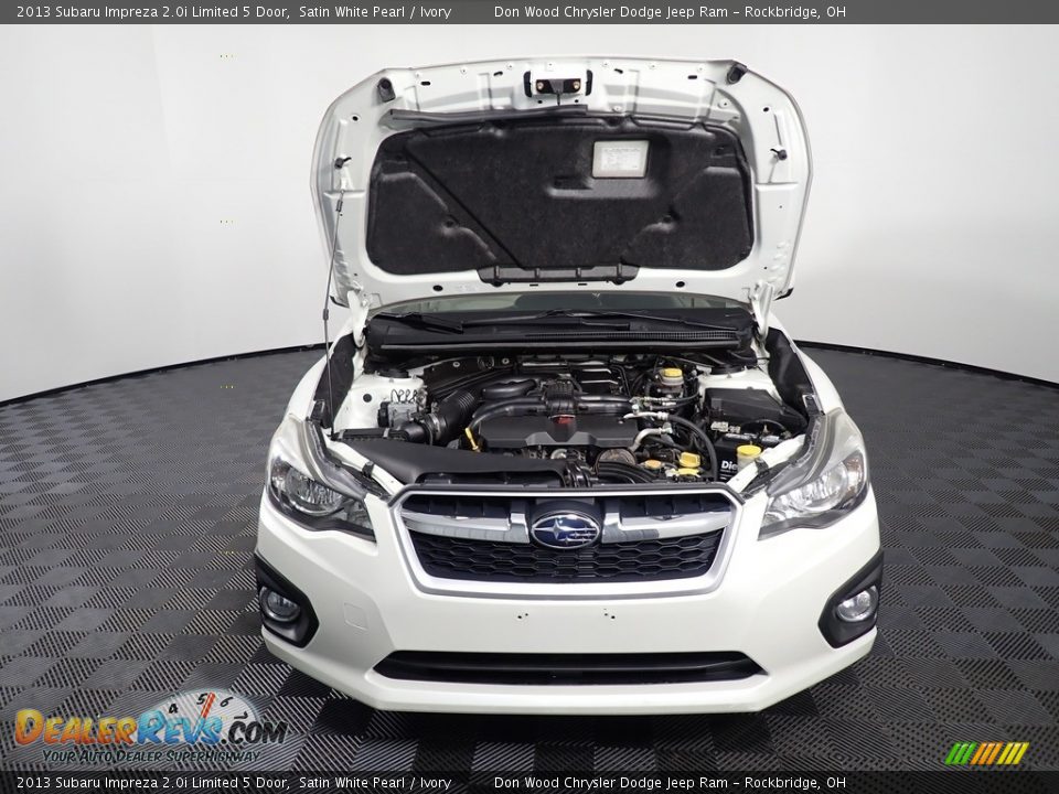 2013 Subaru Impreza 2.0i Limited 5 Door Satin White Pearl / Ivory Photo #8