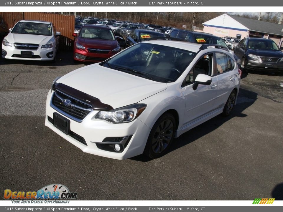 2015 Subaru Impreza 2.0i Sport Premium 5 Door Crystal White Silica / Black Photo #1