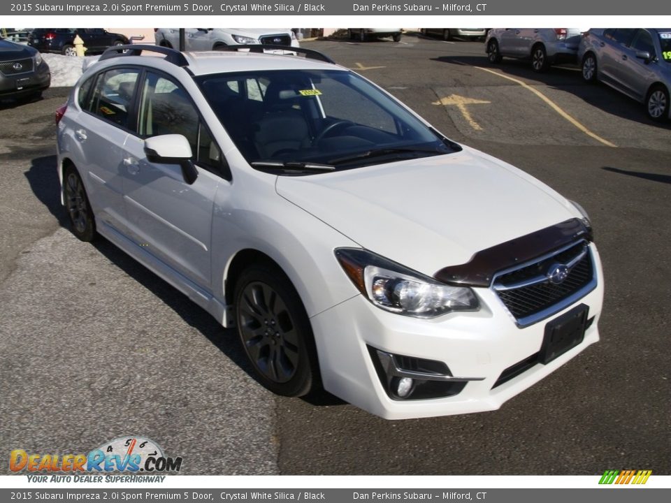 2015 Subaru Impreza 2.0i Sport Premium 5 Door Crystal White Silica / Black Photo #3