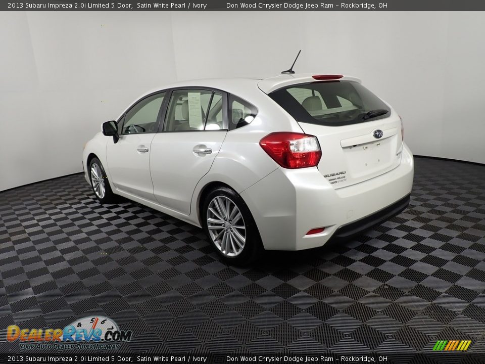 2013 Subaru Impreza 2.0i Limited 5 Door Satin White Pearl / Ivory Photo #13