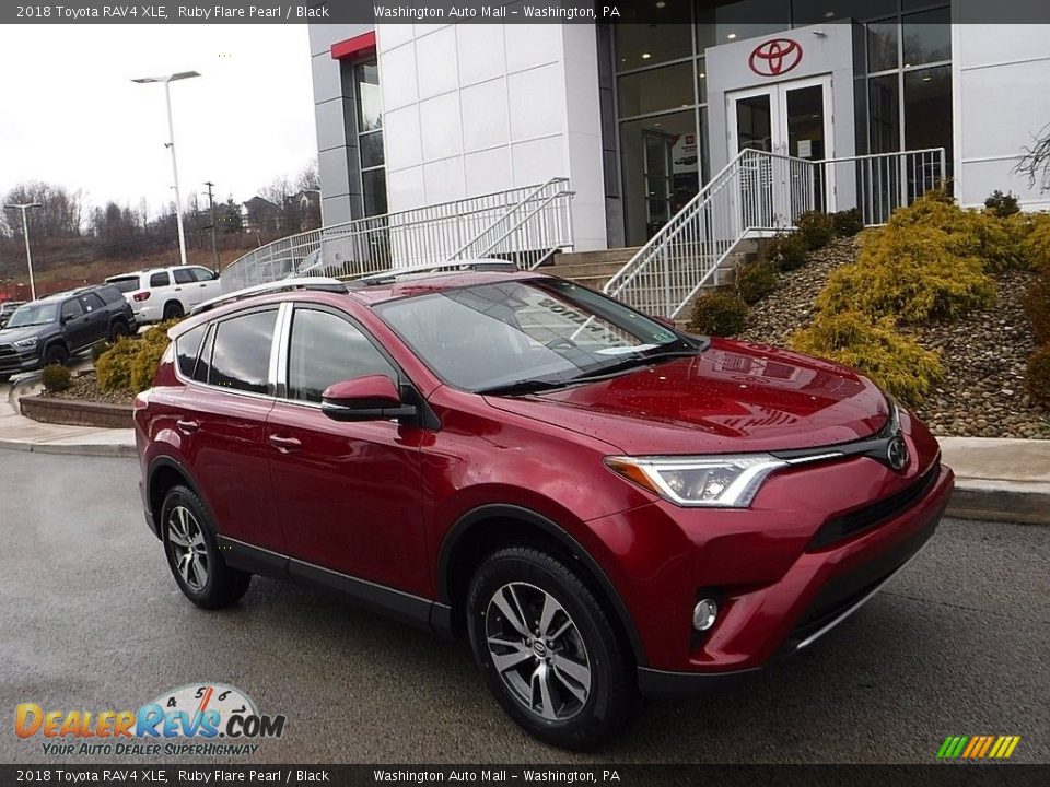 2018 Toyota RAV4 XLE Ruby Flare Pearl / Black Photo #1