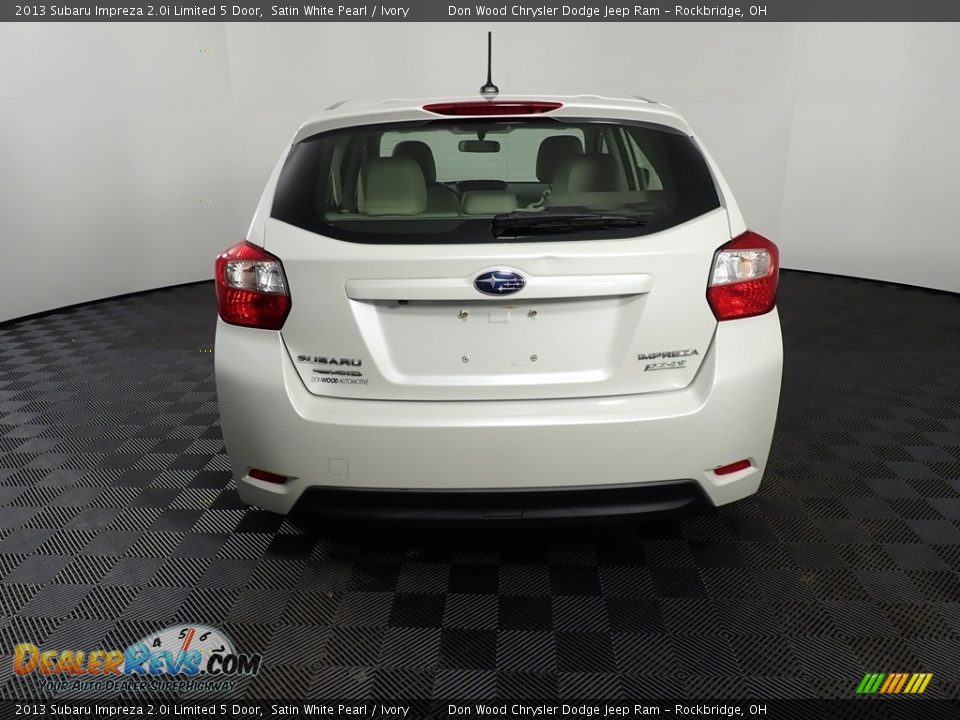 2013 Subaru Impreza 2.0i Limited 5 Door Satin White Pearl / Ivory Photo #14