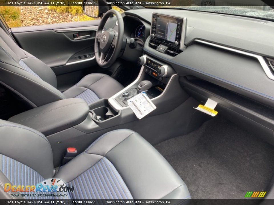 Black Interior - 2021 Toyota RAV4 XSE AWD Hybrid Photo #11