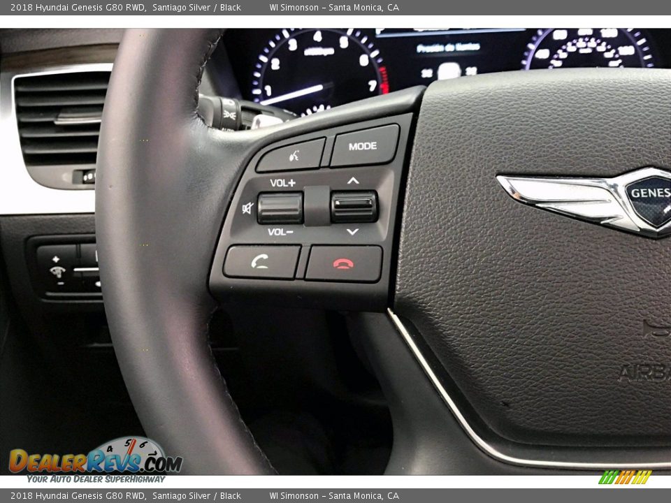 2018 Hyundai Genesis G80 RWD Steering Wheel Photo #21