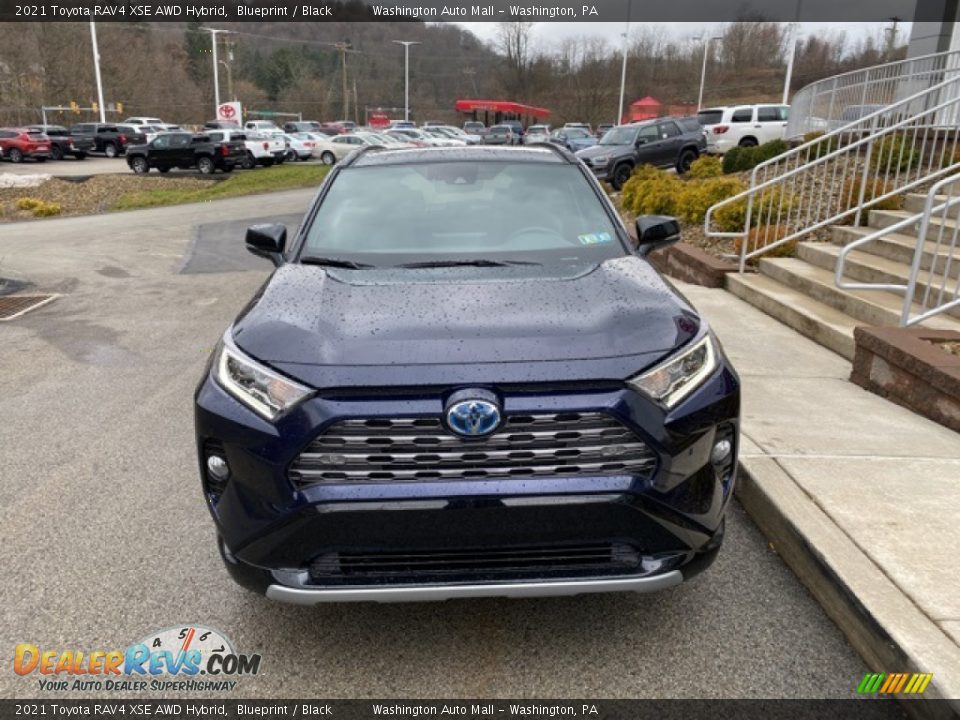 2021 Toyota RAV4 XSE AWD Hybrid Blueprint / Black Photo #12