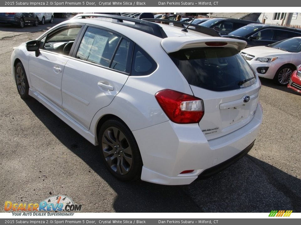 2015 Subaru Impreza 2.0i Sport Premium 5 Door Crystal White Silica / Black Photo #7