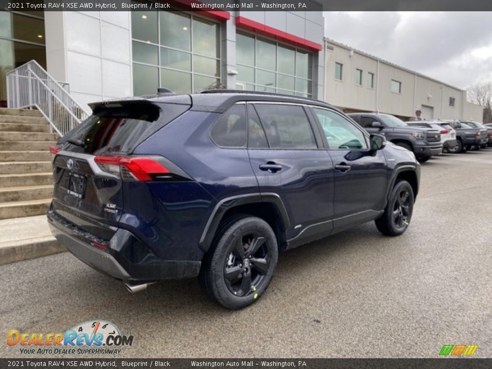 2021 Toyota RAV4 XSE AWD Hybrid Blueprint / Black Photo #14