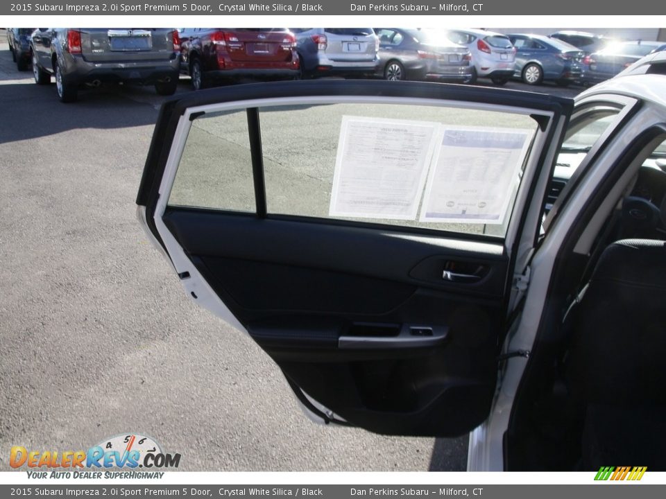 2015 Subaru Impreza 2.0i Sport Premium 5 Door Crystal White Silica / Black Photo #11
