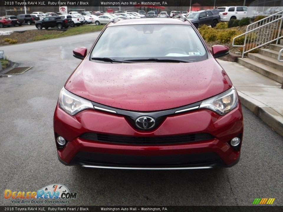 2018 Toyota RAV4 XLE Ruby Flare Pearl / Black Photo #10