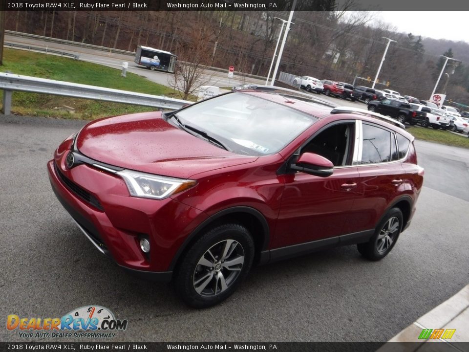 2018 Toyota RAV4 XLE Ruby Flare Pearl / Black Photo #11