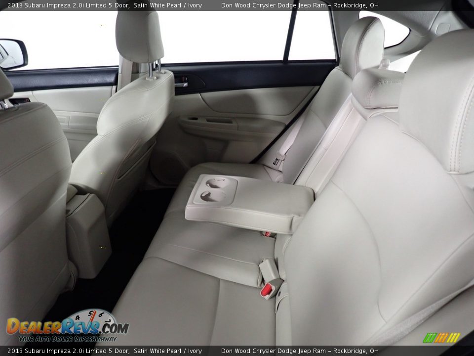 Rear Seat of 2013 Subaru Impreza 2.0i Limited 5 Door Photo #28
