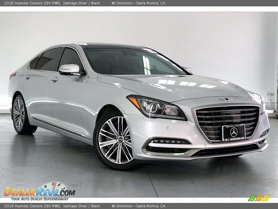 Santiago Silver 2018 Hyundai Genesis G80 RWD Photo #34