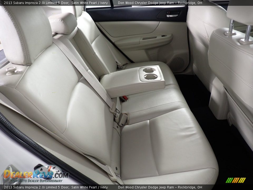 Rear Seat of 2013 Subaru Impreza 2.0i Limited 5 Door Photo #31