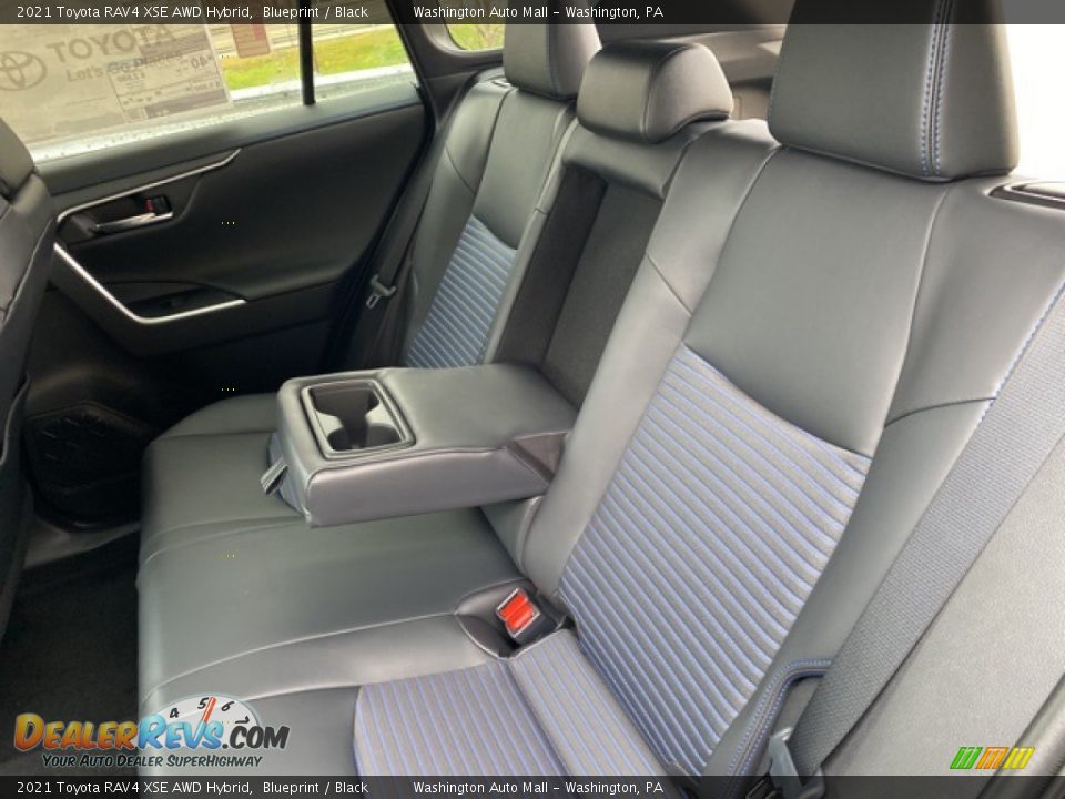 Rear Seat of 2021 Toyota RAV4 XSE AWD Hybrid Photo #31