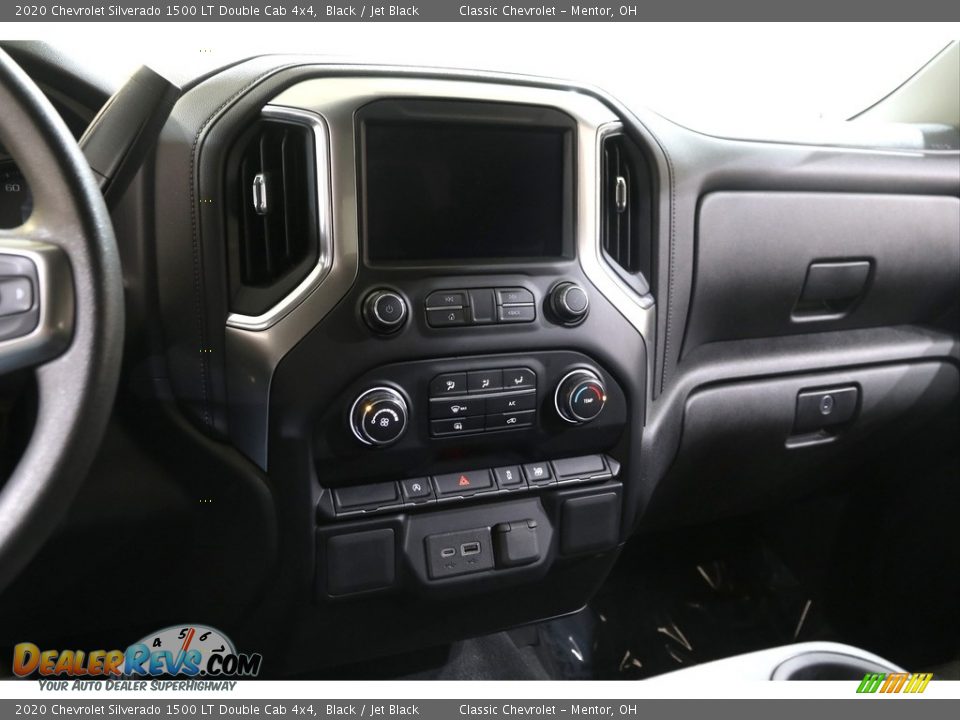 2020 Chevrolet Silverado 1500 LT Double Cab 4x4 Black / Jet Black Photo #10
