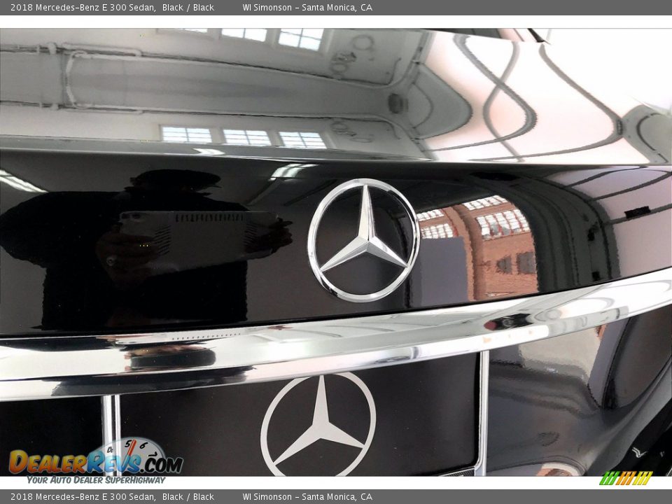 2018 Mercedes-Benz E 300 Sedan Black / Black Photo #7