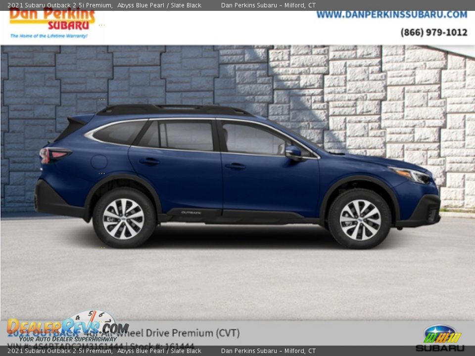 2021 Subaru Outback 2.5i Premium Abyss Blue Pearl / Slate Black Photo #5