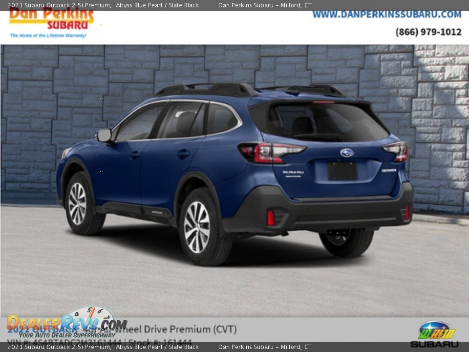 2021 Subaru Outback 2.5i Premium Abyss Blue Pearl / Slate Black Photo #6