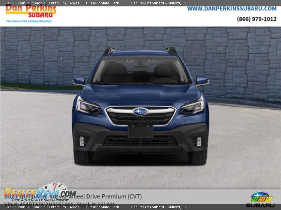 2021 Subaru Outback 2.5i Premium Abyss Blue Pearl / Slate Black Photo #7