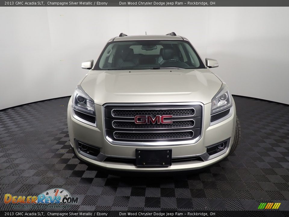 2013 GMC Acadia SLT Champagne Silver Metallic / Ebony Photo #8