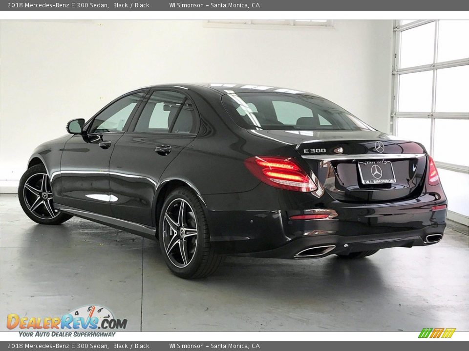 2018 Mercedes-Benz E 300 Sedan Black / Black Photo #10