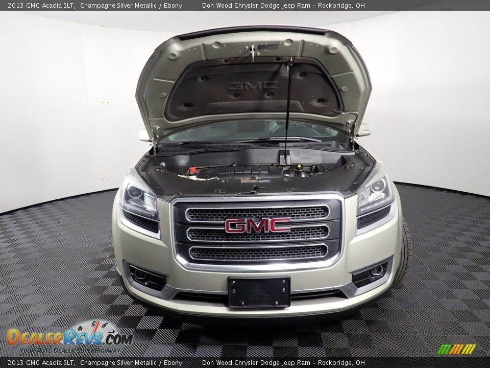 2013 GMC Acadia SLT Champagne Silver Metallic / Ebony Photo #9