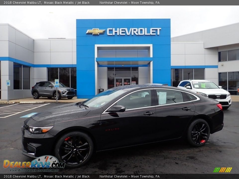 2018 Chevrolet Malibu LT Mosaic Black Metallic / Jet Black Photo #1