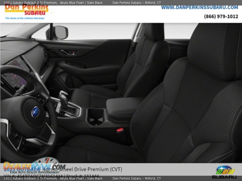 2021 Subaru Outback 2.5i Premium Abyss Blue Pearl / Slate Black Photo #11