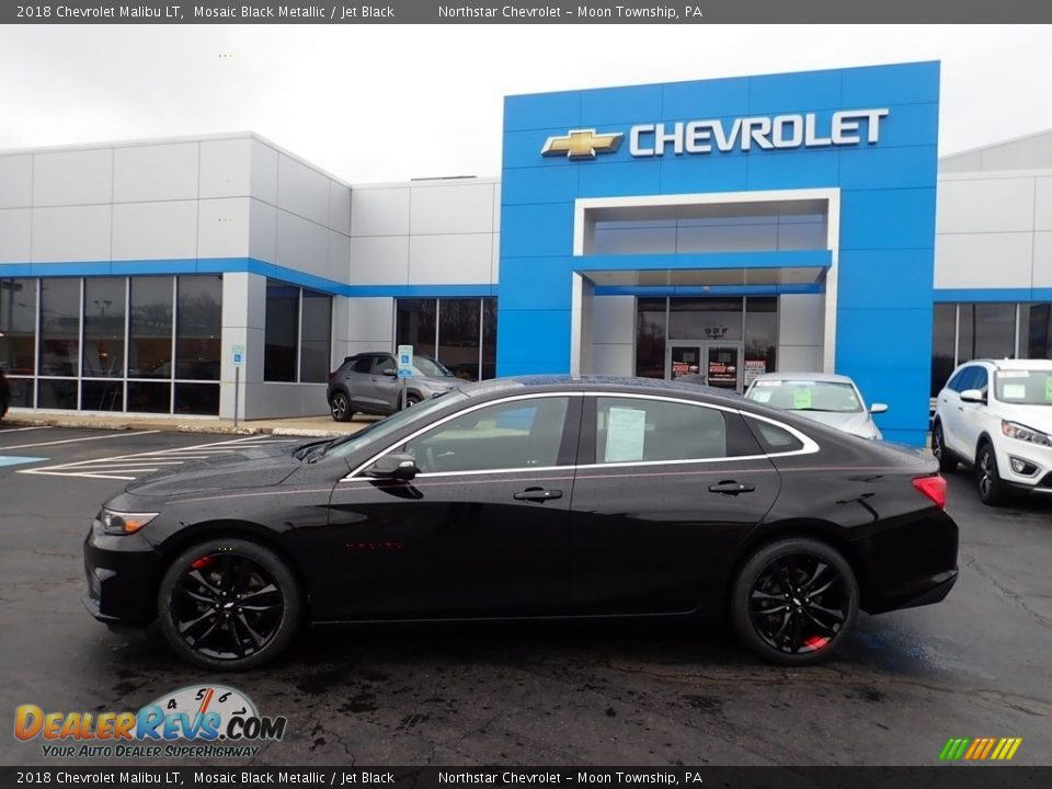 2018 Chevrolet Malibu LT Mosaic Black Metallic / Jet Black Photo #3