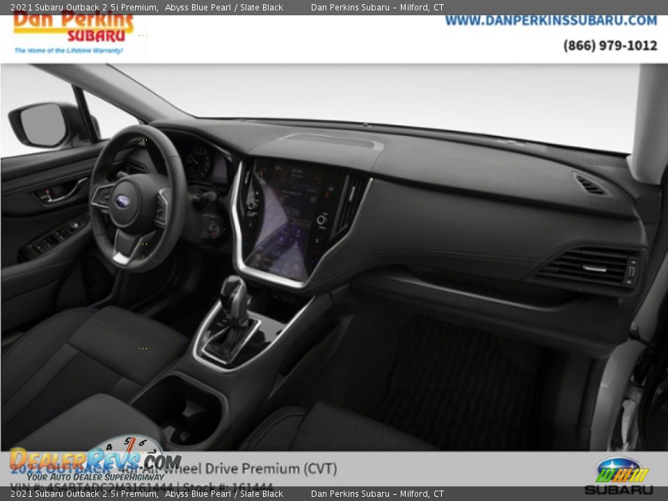2021 Subaru Outback 2.5i Premium Abyss Blue Pearl / Slate Black Photo #14